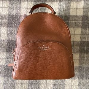 brown Kate Spade backpack